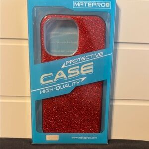 Red Glitter Phone Case